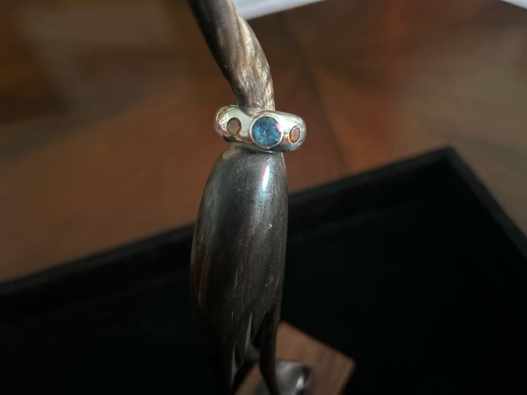 Anelli: Silber Ring Topas & Citrine – Usato da Schaffhausen venduto da amwr 4