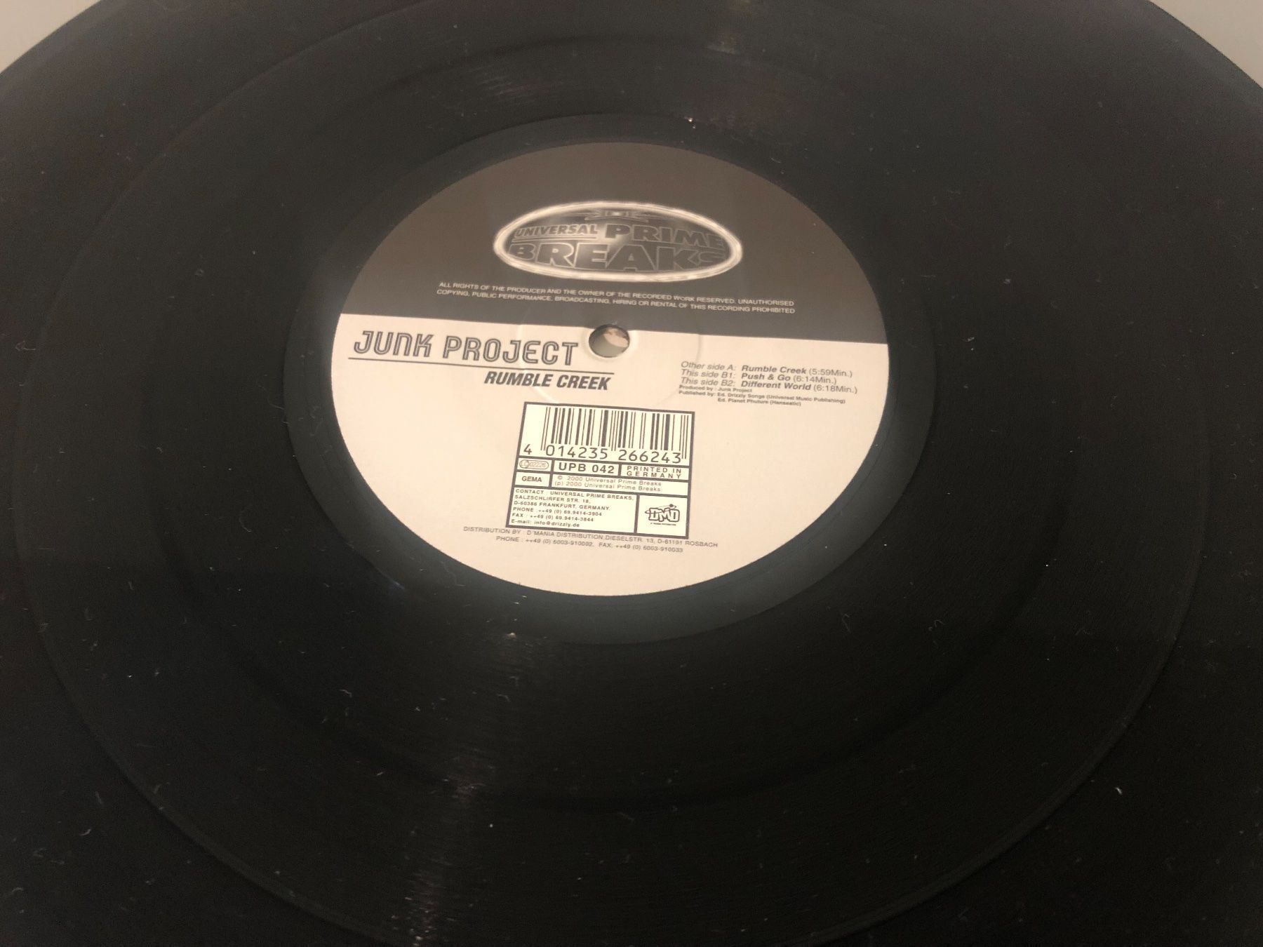 Schallplatten: Junk Project-Rumble Creek 12“ Trance – Gebraucht aus Schübelbach von Klabauterli 2