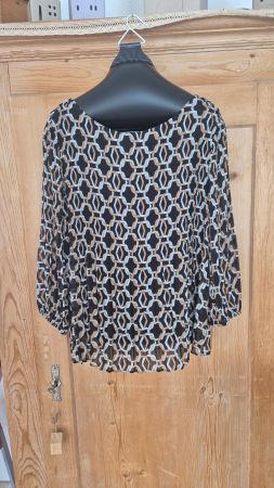 Schicke Bluse von S'Oliver mit Muster, Grösse 38