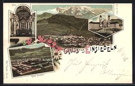 Litho Einsiedeln, Kloster, Chor, Kloster