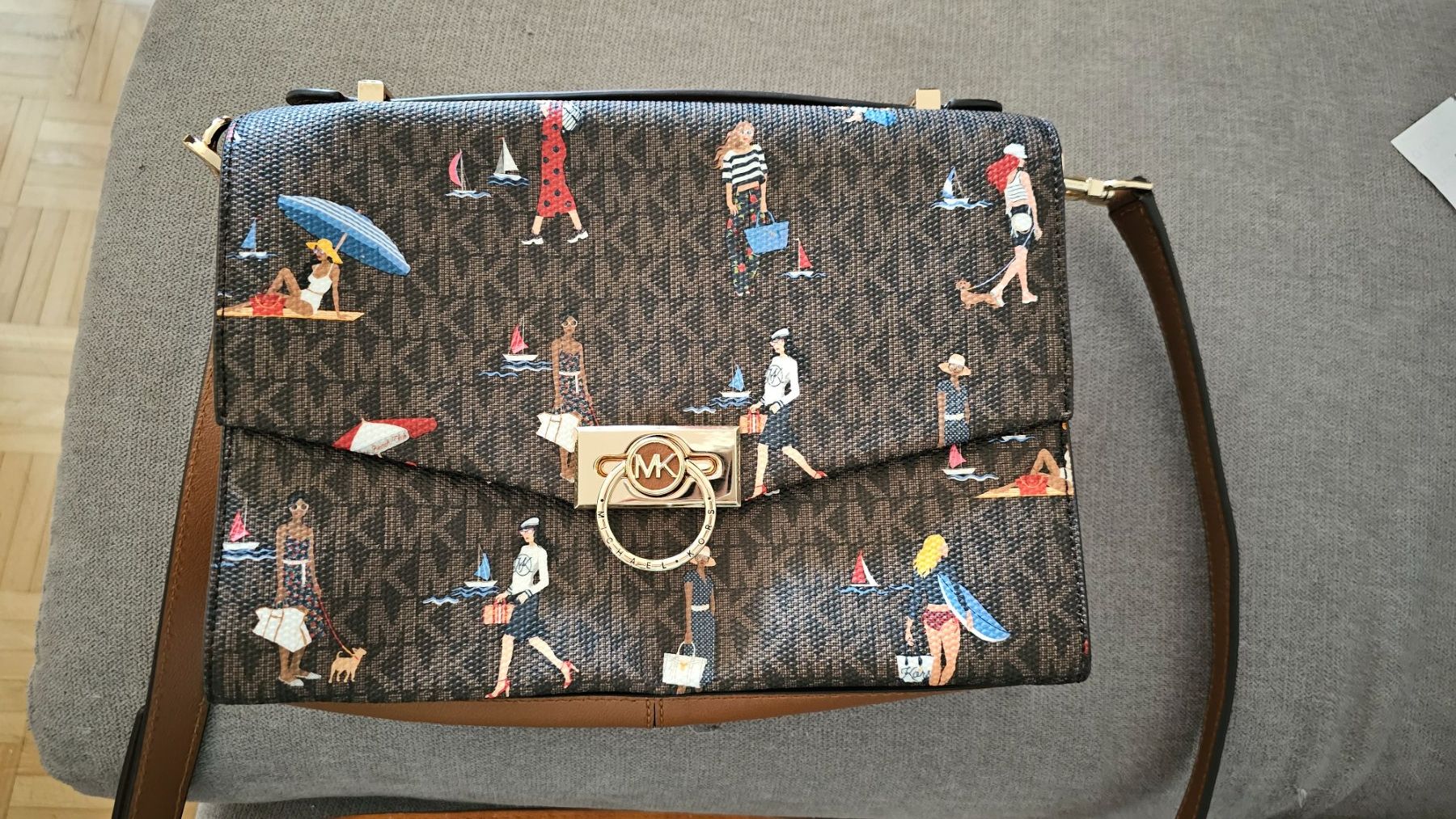 Michael Kors Taschen für Damen: Michael Kors Hendrix Jet Set Handtasche Sommeredition – Gebraucht aus Attiswil von aniron13 1