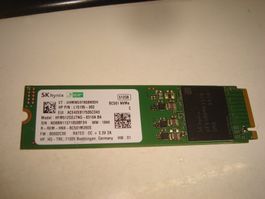 1 stück 512gb m.2 nvme ssd. skhynix. Details siehe Bildern.