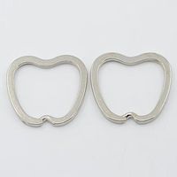 Schlüsselringe Apfel 32x29 mm / 5Stück