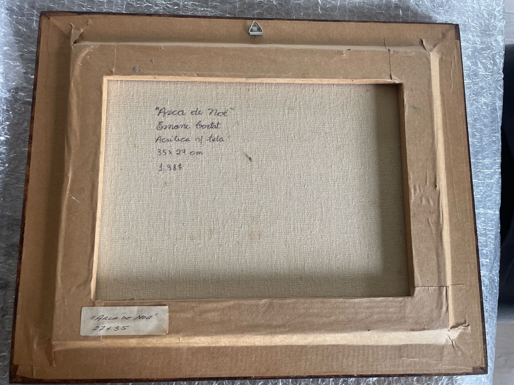 Dipinti: Gemälde Ernane Cortat Arche Noah 1987 Naive Kunst – Usato da Volketswil venduto da rubin74 4