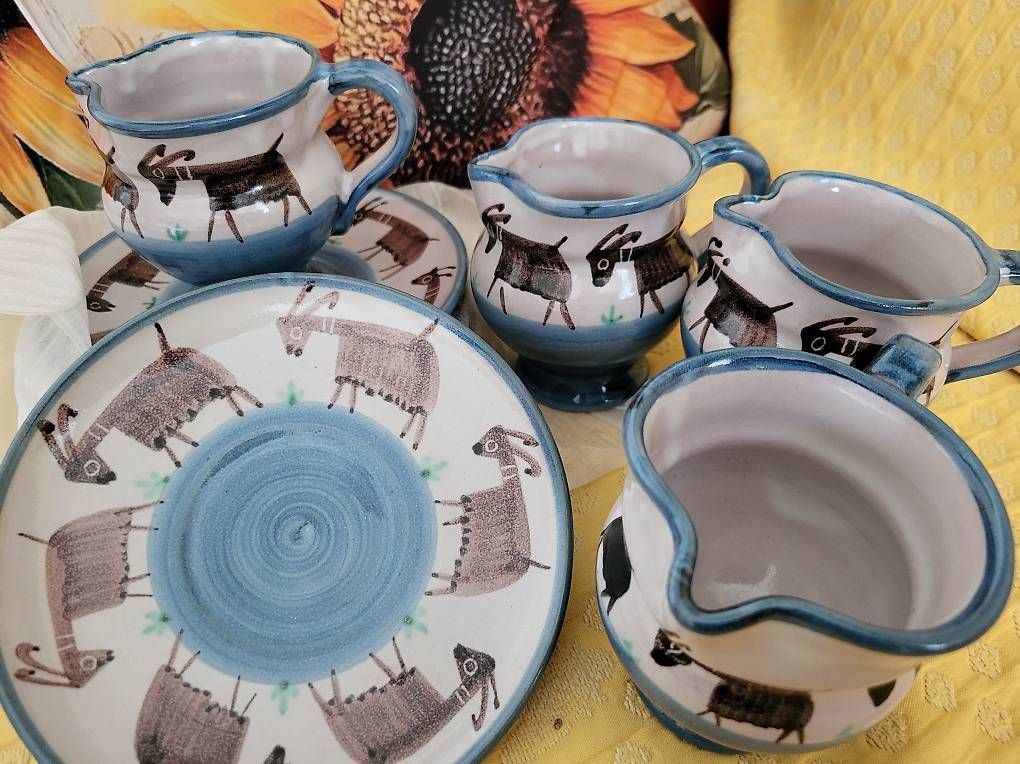 Set di piatti: Wunderschönes Tessiner Keramikset – Usato da Kriens venduto da Aschada 1