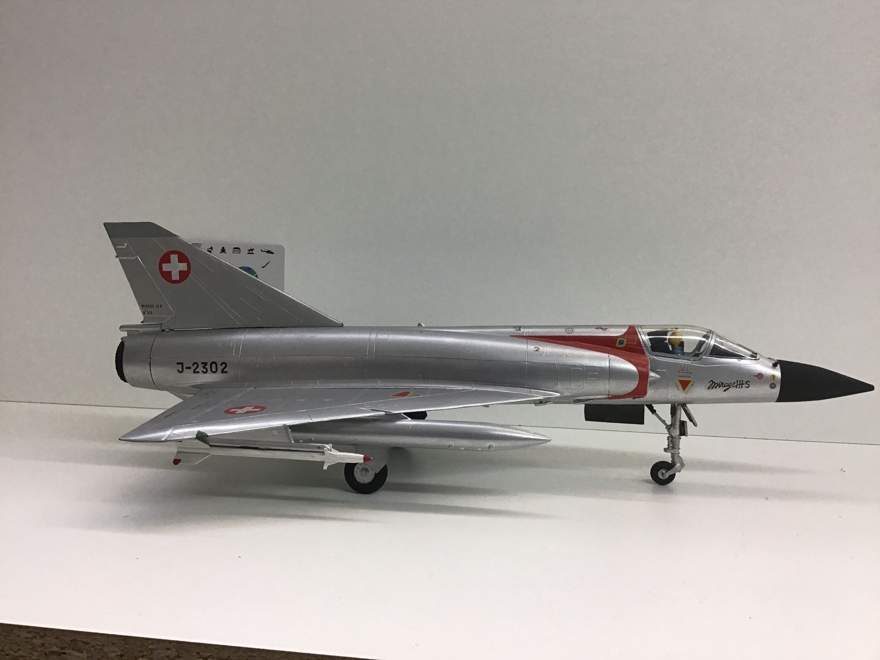 Schweizer Armee Kit di modellismo & Modellini statici: Mirage IIIS, Schweizer Luftwaffe, Modellflugzeug, 1:32 – Nuovo (secondo la descrizione) da Männedorf venduto da Spezial-Modelle