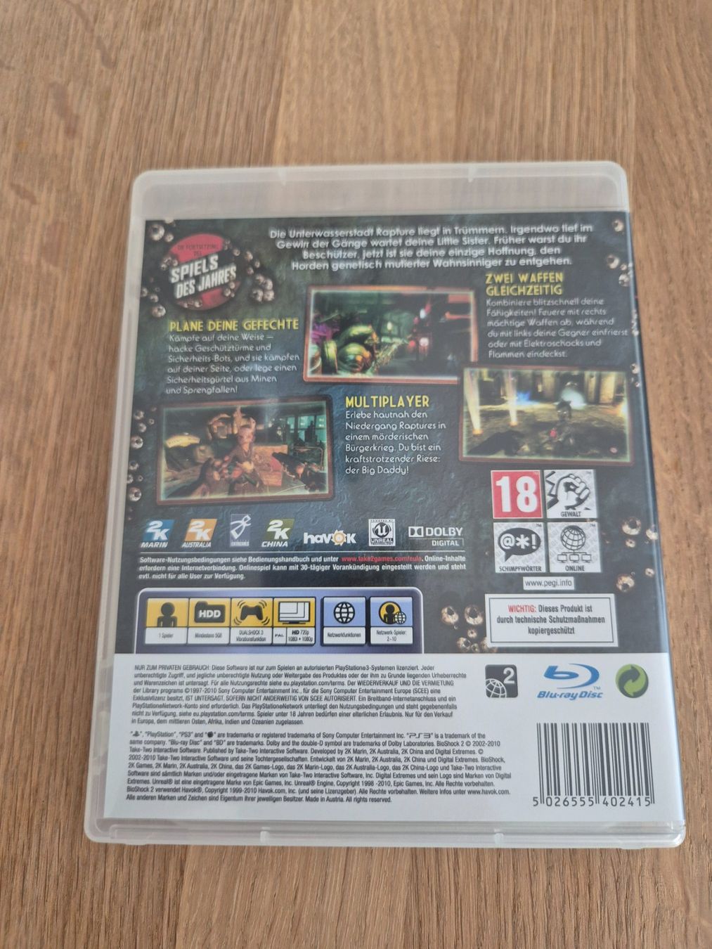 Sony Spiele: Bioshock 2 (PS3) – Gebraucht aus Schneisingen von jordan60078 1