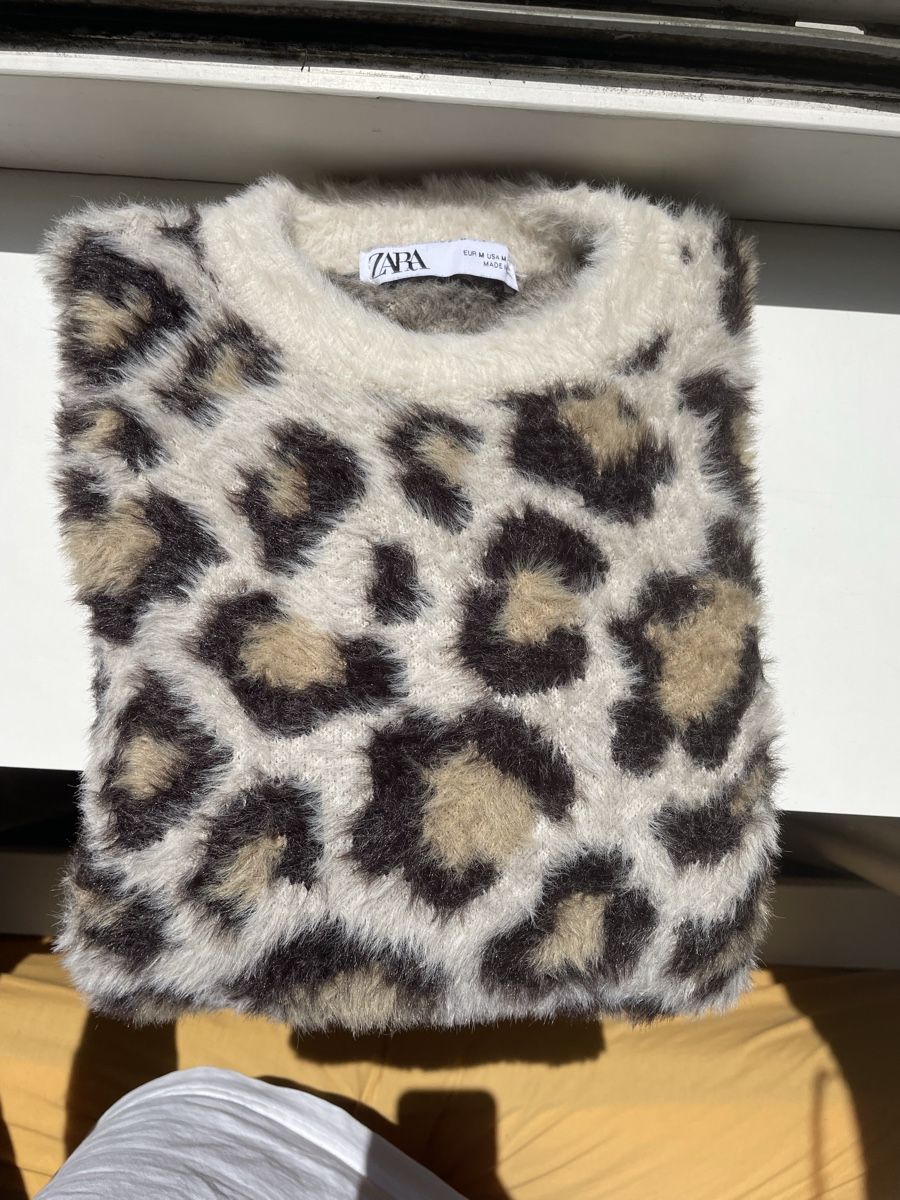 Zara Maglioni & Felpe: Weicher Flausch Pullover, Leopard / Leo-Muster, ZARA Gr. M – Nuovo (secondo la descrizione) da Zürich venduto da Carlajimena 8