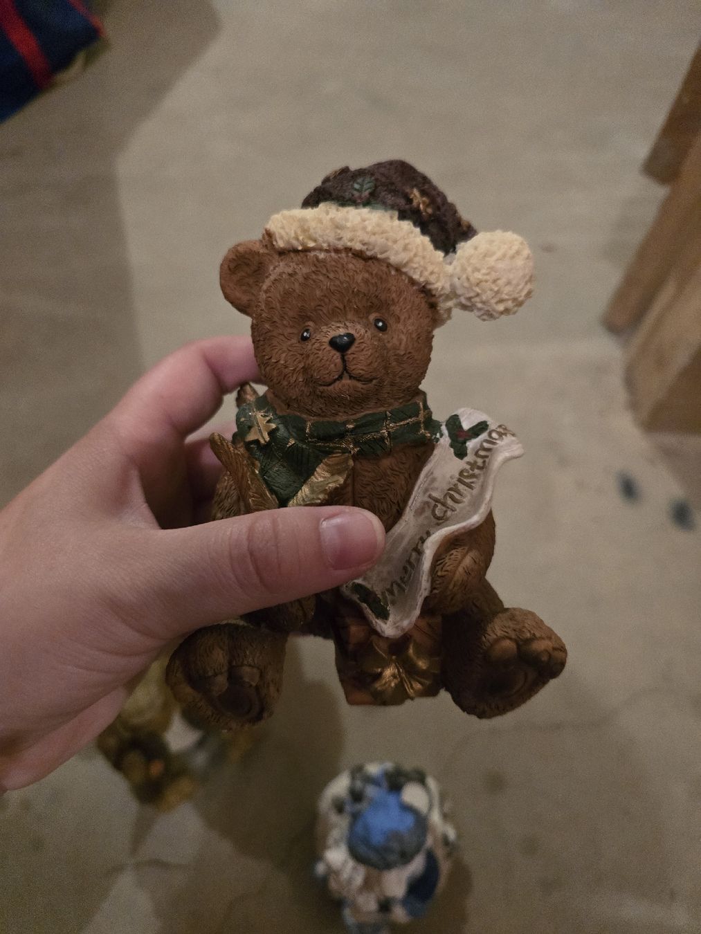 Tutte le decorazioni: 4 Teddy Bären Figuren Weihnachtsdeko  – Usato da Wald zh venduto da LilysZauberwelt 4