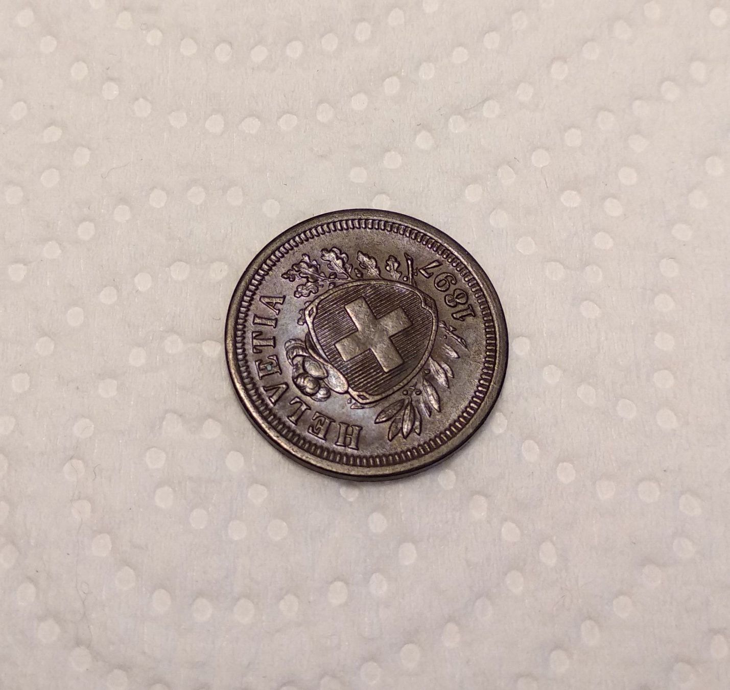 Tutti le monete: 1 Rappen 1897 – Usato da Nyon venduto da AlexKey71 1