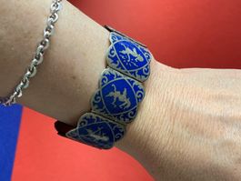 Armband indonesisch blau