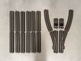 Märklin gerade Schienen und Weichen