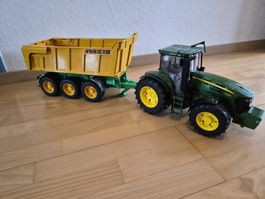 Traktor John Deere 7930 mit Joskin Anhänger Modellbau