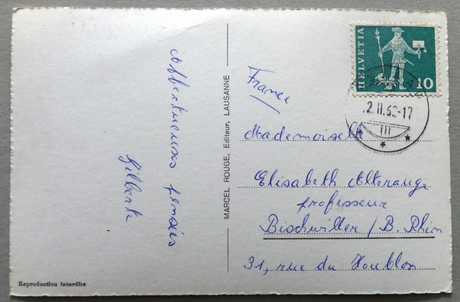 Cartes postales: Gstaad – Défectueux à Fétigny par Billy2miny 1