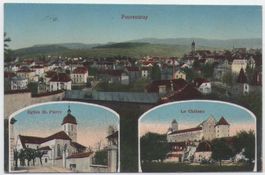 Allerliebste AK von Porrentruy JU gelaufen