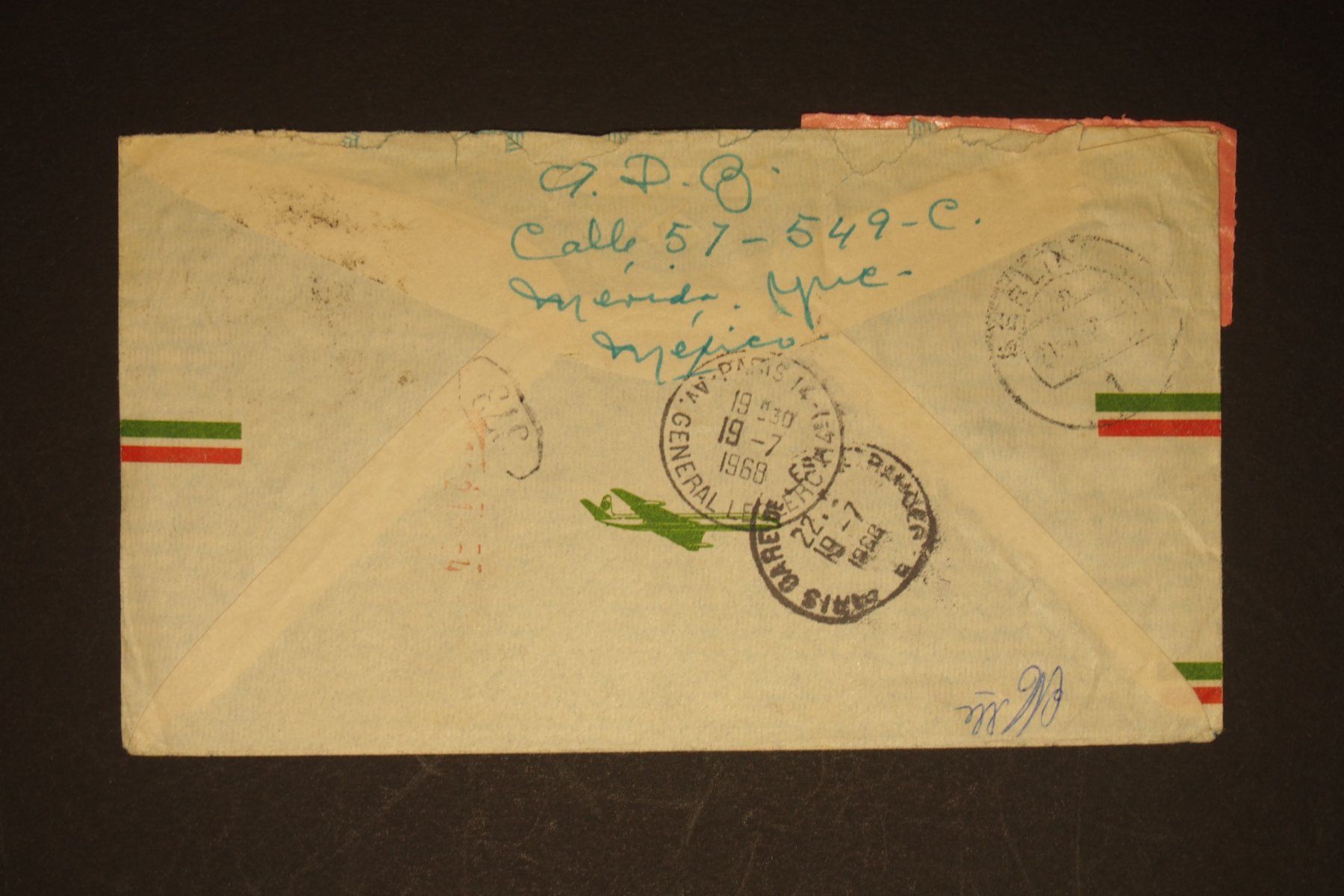 Tous les timbres: 1968 Bief Mexico (Flugpost) – D'occasion à Solothurn par and_fxw5 1