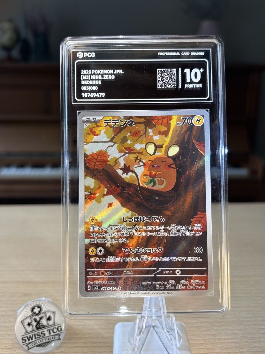 Pokémon Sammelbilder & Trading cards: Pokemon Dedenne 085/080 AR Graded 10 – Neu (gemäss Beschreibung) aus Liebefeld von Swiss-TCG