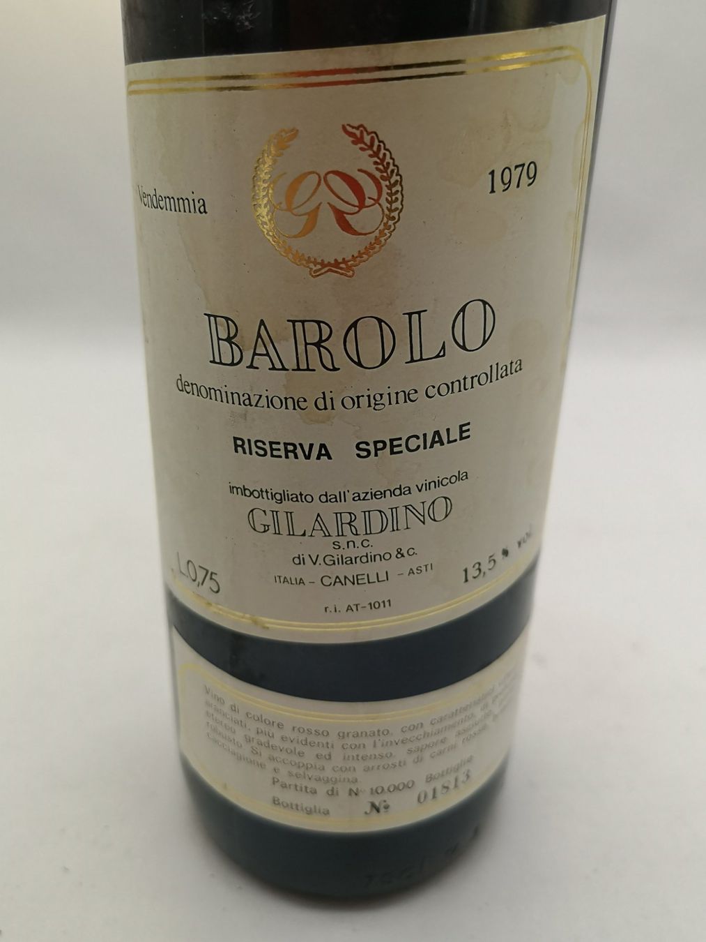 Vino: BAROLO 1970 & 1979 / 2X Riserva speciale – Nuovo (secondo la descrizione) da Bulle venduto da italicum 1