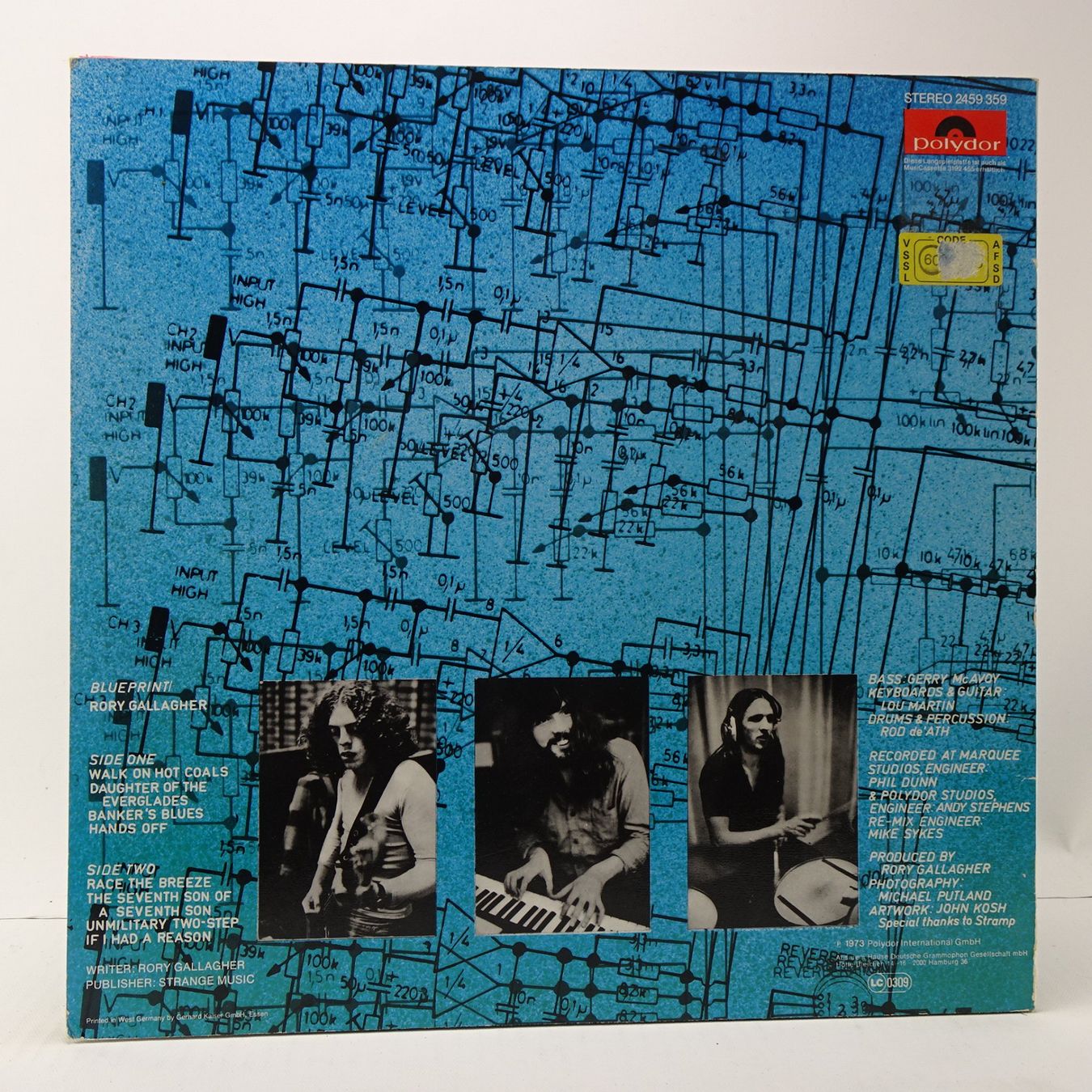 Schallplatten: Gallagher Rory – Blueprint VG-/VG- – Gebraucht aus Muhen von  1