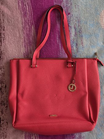 L.Credi Handtasche, rot, neu!