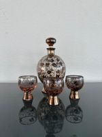 Jugendstil Karaffe mit drei Kelchen