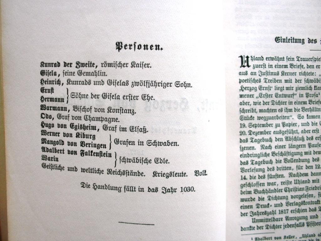 Libri: Uhlands Werke – 1893 – Usato da Grenchen venduto da Kogi7 7