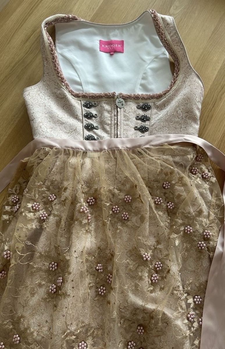 Krüger Vestiti: Krüger Dirndl Gr. 40 altrosa – Usato da Tübach venduto da Laba1990