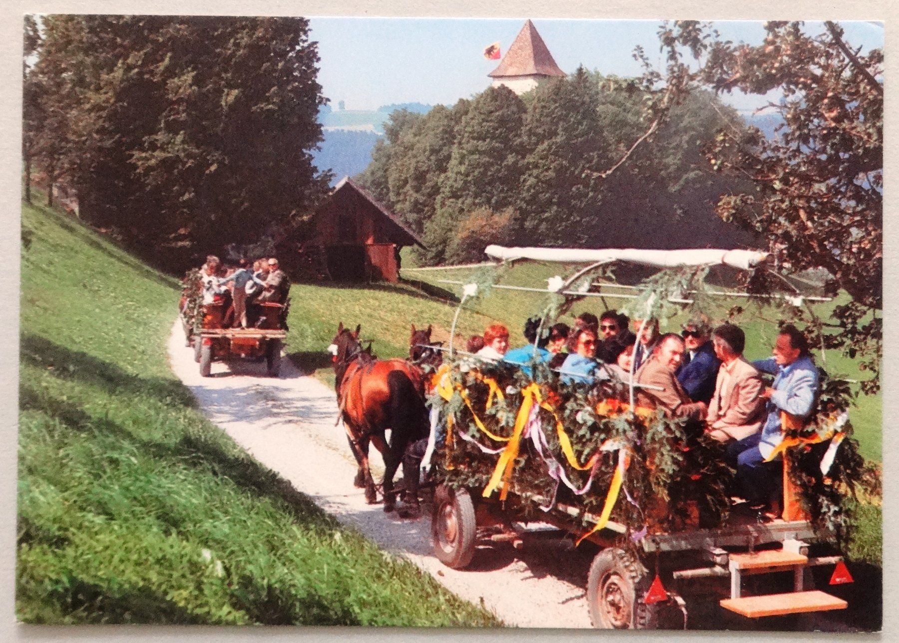 Cartoline postali: Rösslifahrten im Emmental – Usato da Fétigny venduto da Billy2miny