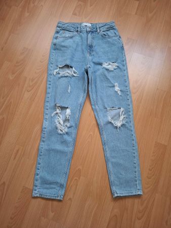 jeans à trous fille