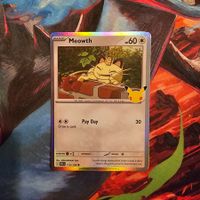 Pokemon Meowth EN 30C 113/128 Holo