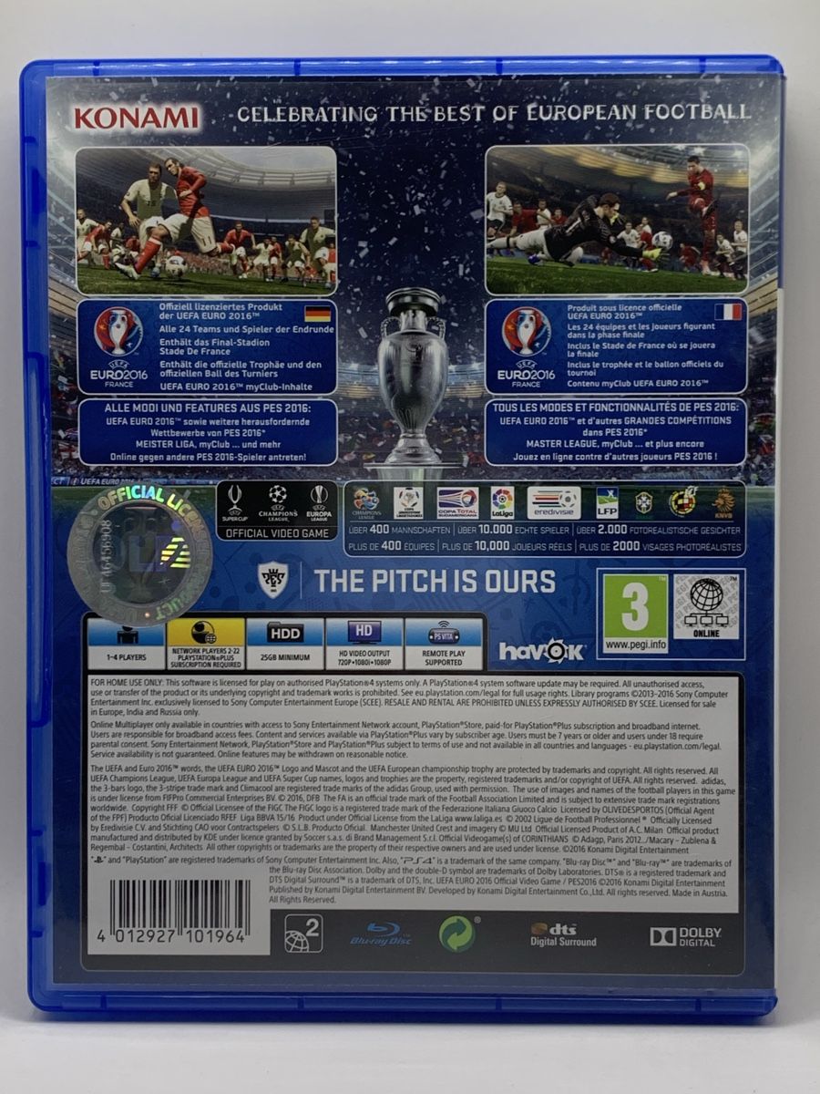 Sony Giochi: PES 2016 UEFA EURO 2016 - PS4 – Usato da Ostermundigen venduto da RG-Collector 1