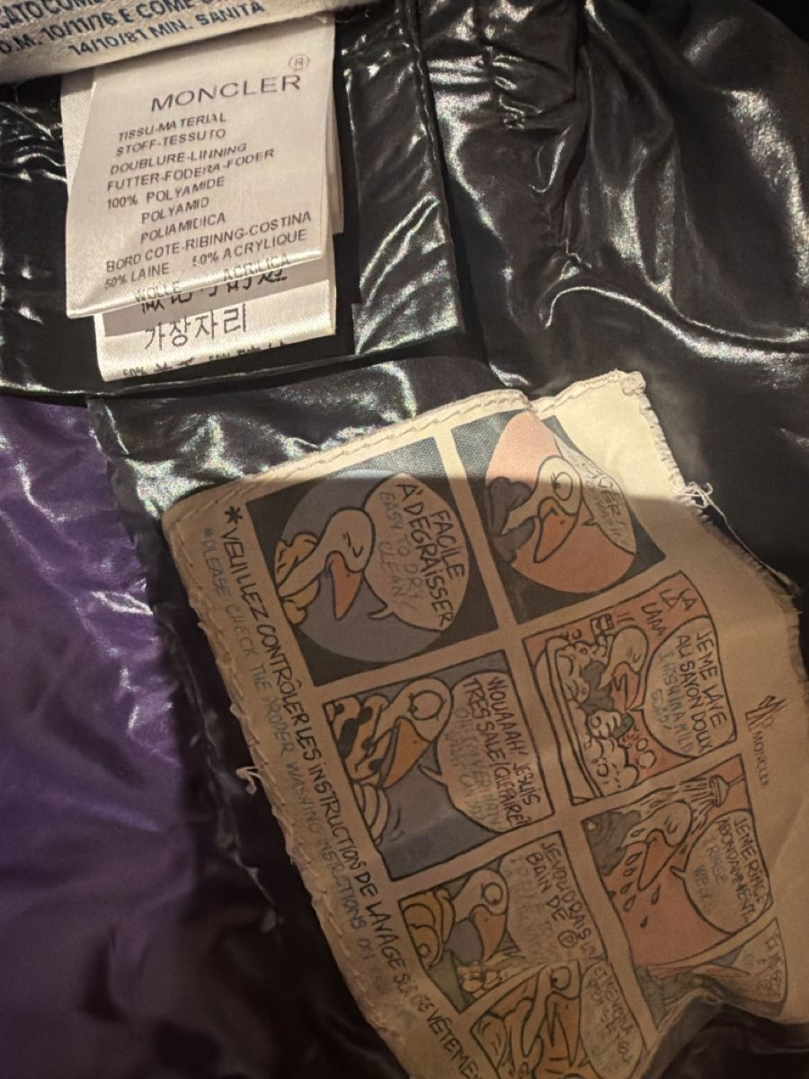 Moncler Vestes: Piumino Moncler vintage viola – D'occasion à Cama par stevemassive 6