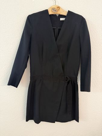 Sandro Paris – elegante schwarze Kleid – Grösse 2 (~M)