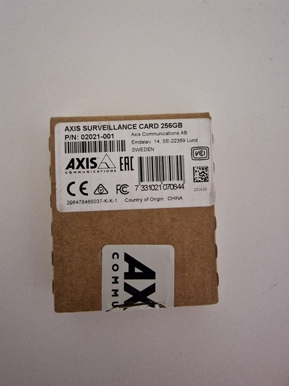 Speicherkarten: AXIS SURVEILLANCE CARD 256GB – Neu und originalverpackt aus Oftringen von Oftringen_Zofingen
