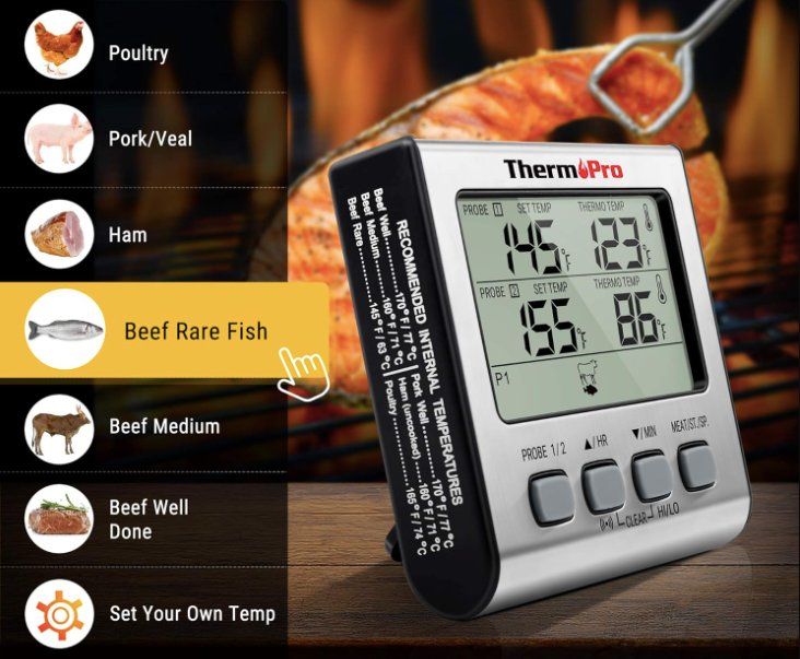 Altro per la casa: Pro Digitales Fleischthermometer mit Timer – Nuovo e nell'imballaggio originale da Geneve venduto da Titi2008 9