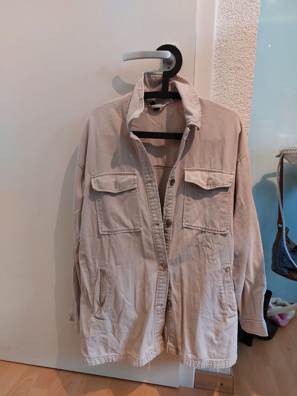 H&M Giacche: Beige Jacke/Bluse Grösse S, Damen – Usato da Muttenz venduto da Denia2012