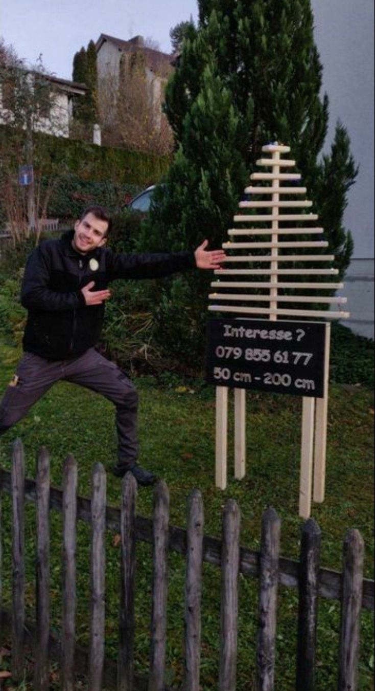 Alle Dekorationen: Tannenbaum Weihnachtsbaum Holz Tanne – Neu und originalverpackt aus Flurlingen von LS2011100 3