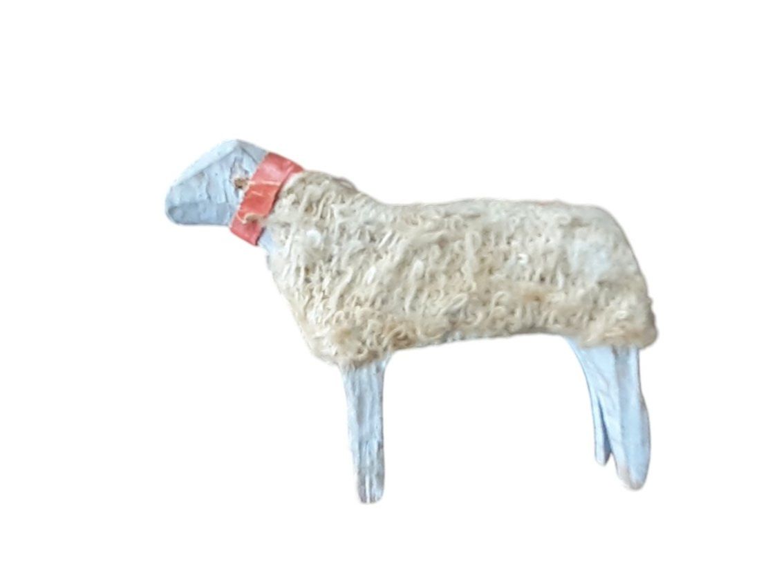 Statuette: Schaf Erzgebirge antik – Usato da Mörschwil venduto da lindaswunderkiste 1