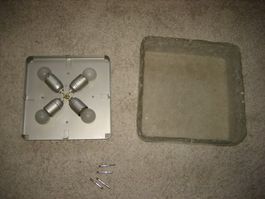 Deckenlampe aus Glas