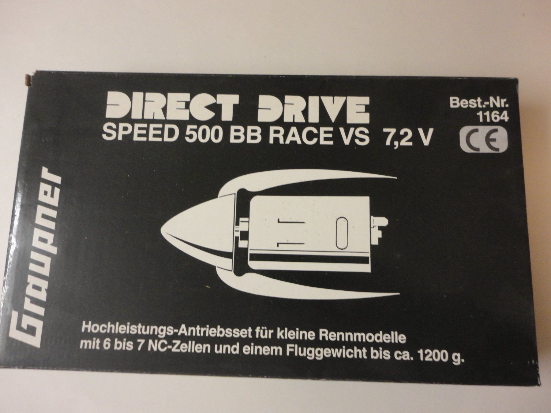 Graupner Modellismo RC: Graupner Speed 500 BB Race VS 7,2V Antriebsset neu – Nuovo e nell'imballaggio originale da Horgen venduto da RcModell