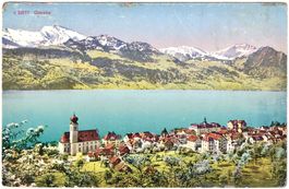 GERSAU - Generalansicht (im Sommer) ca. 1910 (SZ)