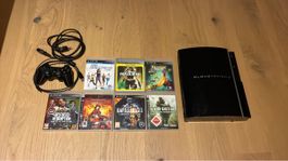 PlayStation 3 Konsole mit Zubehör und 7 Spielen