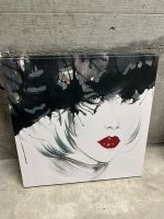 Quadro ritratto femminile 40x40 cm nuovo