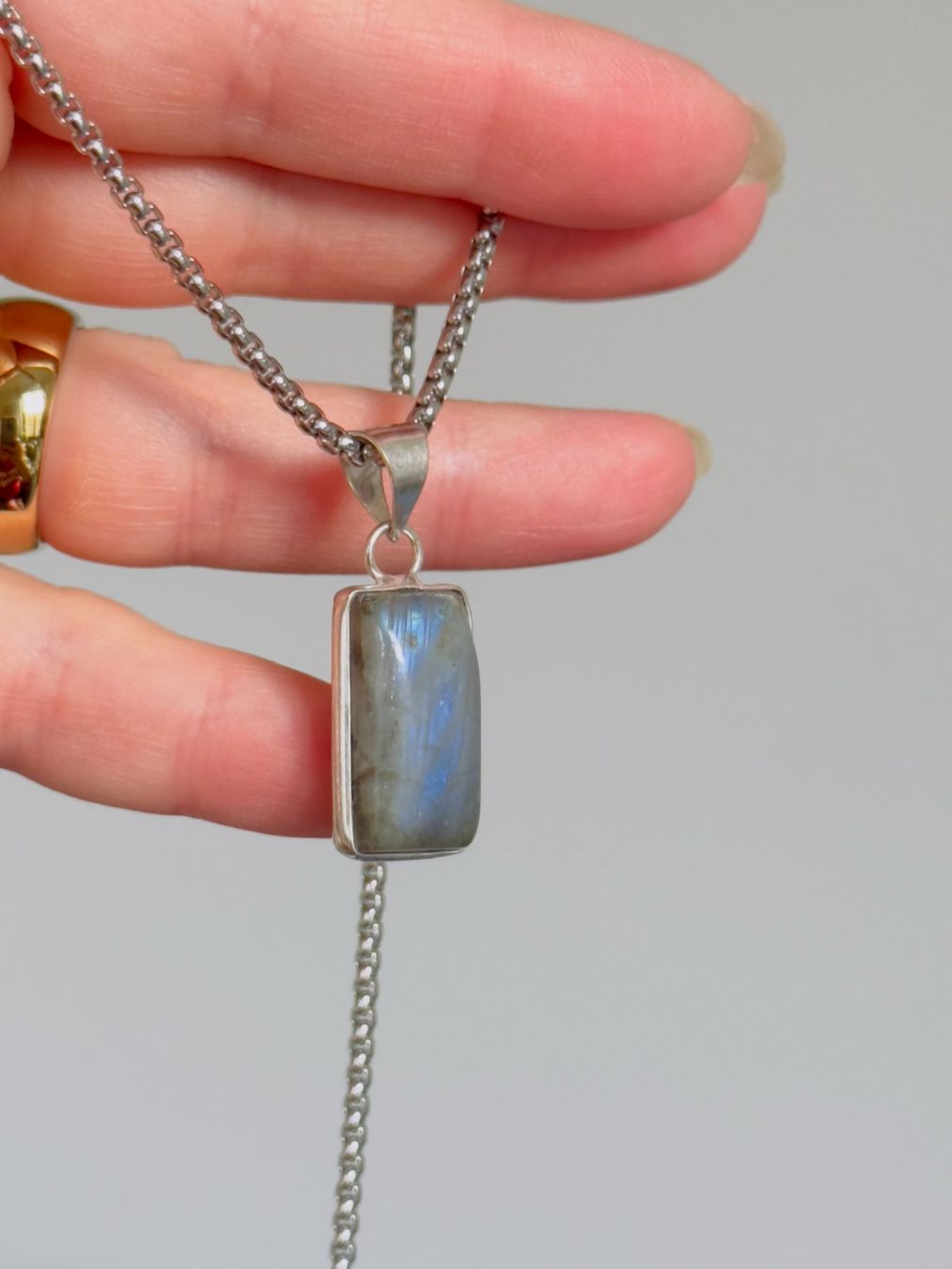 Catenine: Labradorite necklace – Nuovo e nell'imballaggio originale da Genève venduto da AGBERG 7