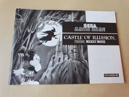Anleitung Castle of Illusion Game Gear