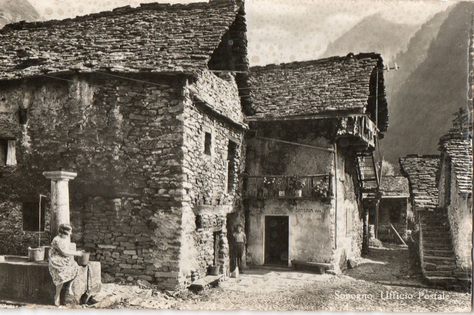 Cartoline postali: Sonogno (4 cartoline) – Usato da Melano venduto da pisonsdro 1