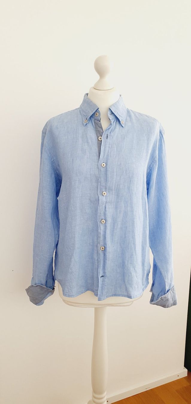 Chemises: Leinen Hemd 100% Gr. M hellblau – D'occasion à Stansstad par InStyle8 4