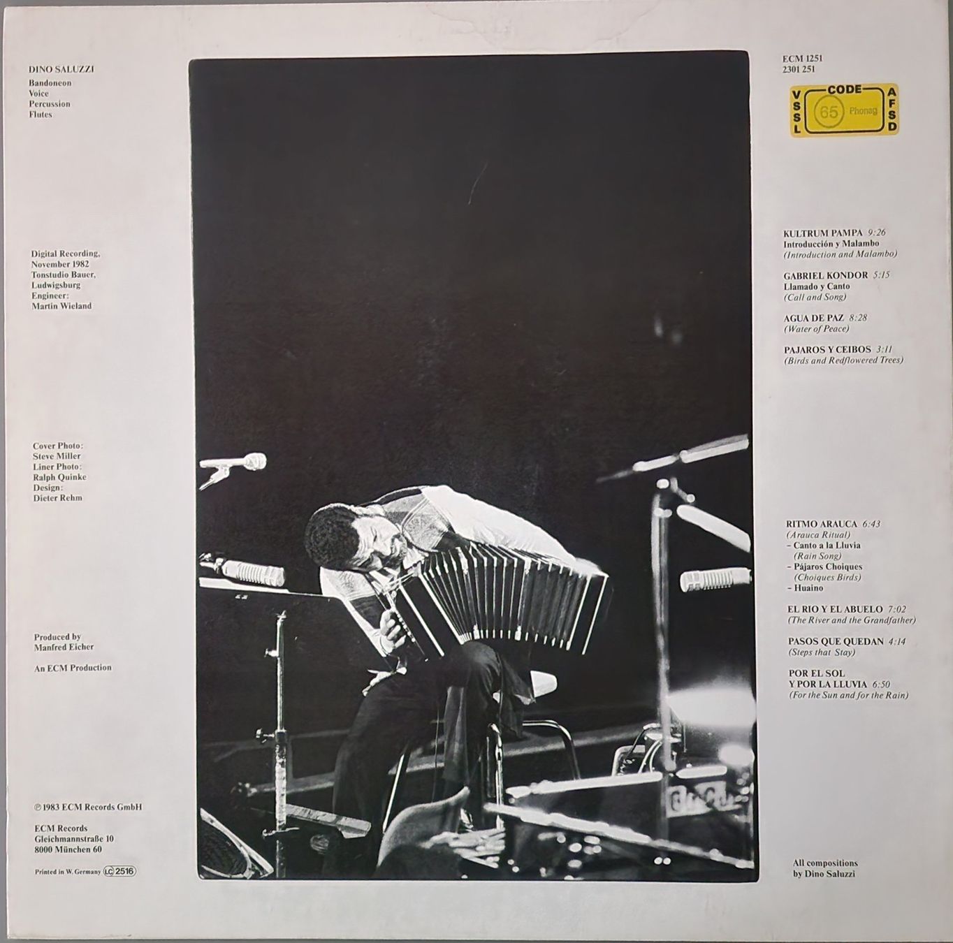 Schallplatten: Dino Saluzzi LP – Kultrum – Gebraucht aus Root von atelier22 1