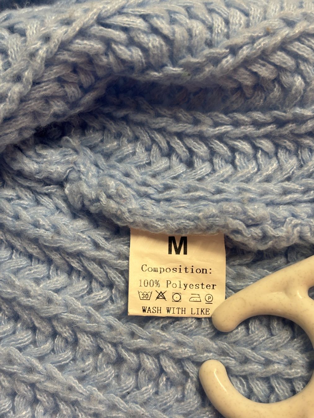 Maglioni & Felpe: Winter Damen Rollkragen Strickpullover in Hellblau, Gr M (7) – Usato da Wallisellen venduto da ASZT 4