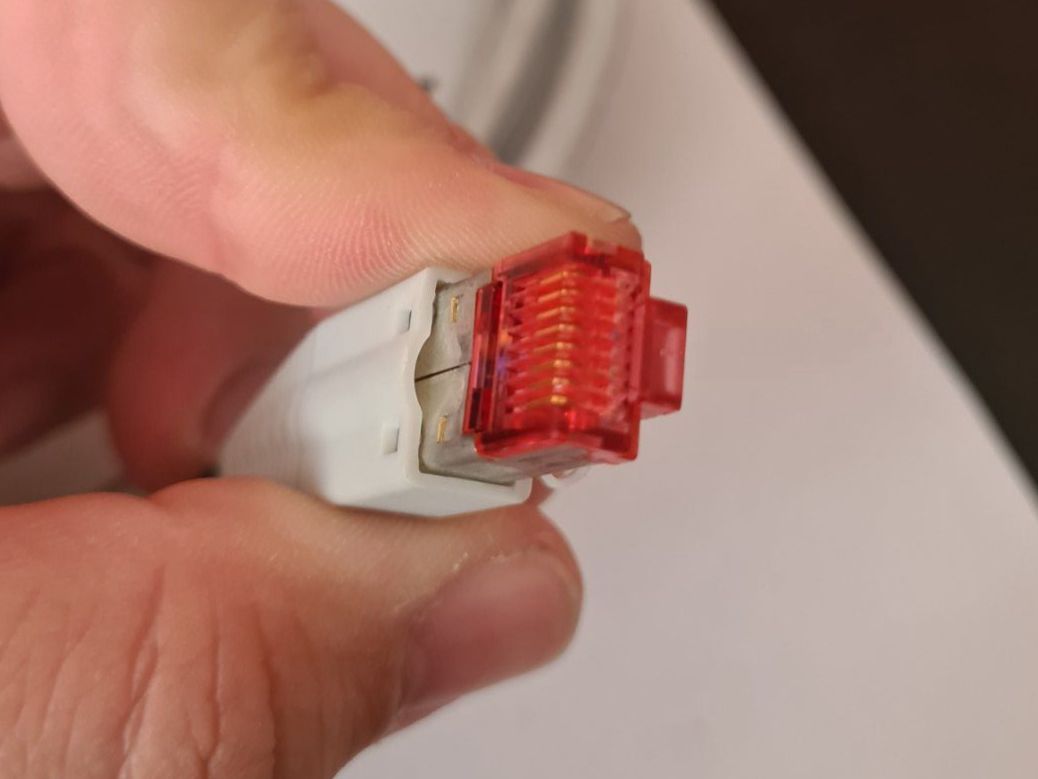 Kabel: Patch Kabel LAN-Kabel Kat.7, weiss, ca.3m-superschnell S/FTP – Gebraucht aus Zürich von Alibaba1234 1